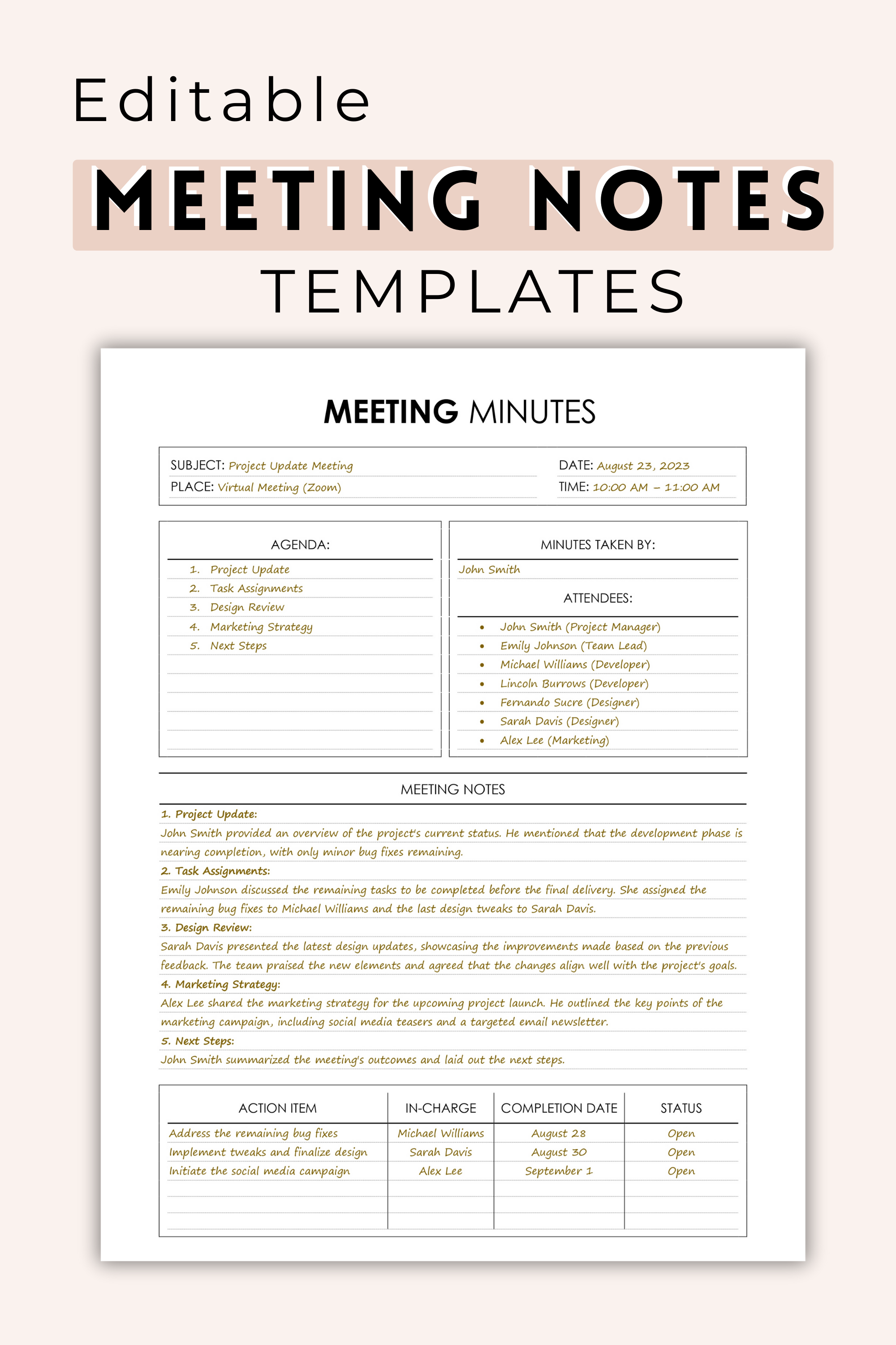 best meeting notes - Image 2